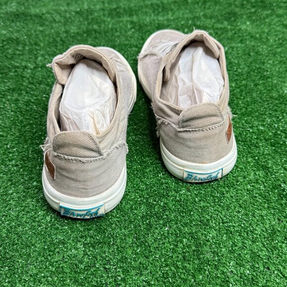 Blowfish Malibu Mars-K Slip On Low Top distressed Edge Sneakers Shoes Size 8 - Picture 3 of 11